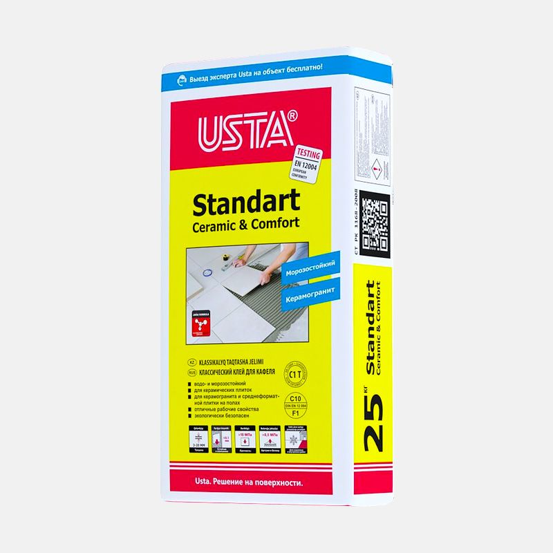 Клей для кафеля USTA Standart (25 кг)
