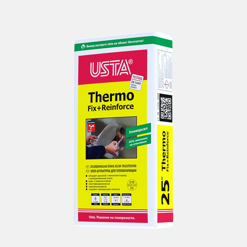 Штукатурно-клеевая смесь USTA Thermo (25 кг)