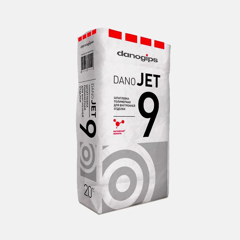 Универсальная полимерная шпатлевка DANO JET9 (20 кг)